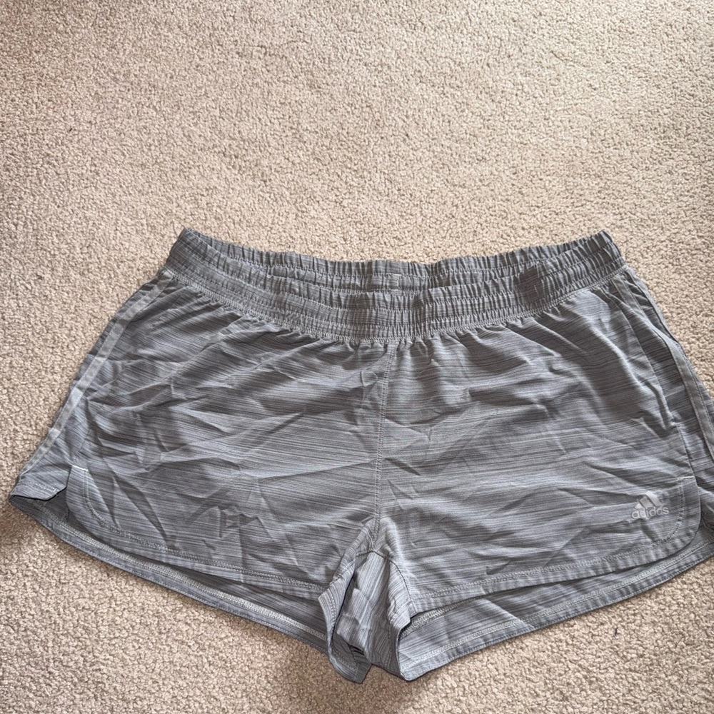 LIGHTLY USED: Adidas Women's Gray Athletic Shorts